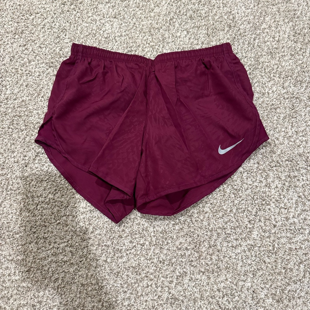 Nike Women's Burgundy Athletic Shorts